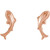 14K Rose Gold Tiny Koi Fish Earrings