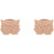 14K Rose Gold Tiny Owl Earrings