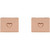 14K Rose Gold Heart Envelope Earrings
