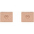 14K Rose Gold Heart Envelope Earrings