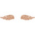 14K Rose Gold Angel Wing Earrings