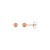 14K Rose Gold 4 mm Ball Earrings