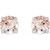 14K White Gold Pink Morganite Earrings