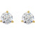 14K Yellow Gold 1/2 CTW Natural Diamond 3-Prong Stud Earrings