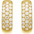 14K Yellow Gold 7/8 CTW Natural Diamond Hoop Earrings