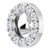 14K White Gold 1/6 CTW Natural Diamond Halo-Style Earring Jackets