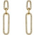 14K Yellow Gold 1/3 CTW Natural Diamond Link Earrings