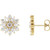 14K Yellow Gold 1 CTW Natural Diamond Vintage-Inspired Earrings