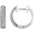 14K White Gold 1/3 CTW Natural Diamond Fancy Hoop Earrings