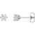 14K White Gold 1/2 CTW Natural Diamond Stud Earrings