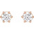 14K Rose Gold 1/2 CTW Natural Diamond Stud Earrings