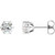 14K White Gold 1 1/2 CTW Natural Diamond Stud Earrings