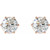 14K Rose Gold 2 CTW Natural Diamond 6-Prong Stud Earrings