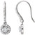 14K White Gold 1 CTW Natural Diamond Halo-Style Earrings