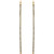 14K Yellow Gold 1/4 CTW Natural Diamond Vertical Bar Earrings