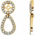 14K Yellow Gold 1/3 CTW Natural Diamond Earring Jackets