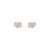 14K White Gold 1/6 CTW Natural Diamond Heart Earrings