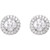 14K White Gold 1 CTW Natural Diamond Earrings