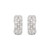 14K White Gold 3/4 CTW Natual Diamond Earrings