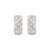 14K White Gold 3/4 CTW Natual Diamond Earrings