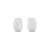 14K White Gold 9/10 CTW Natural Diamond Hoop Earrings