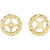 14K Yellow Gold 6mm Rope Earring Jackets