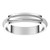 Platinum Half Round Edge 4mm Wedding Band