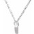 Platinum Curvilinear Necklace