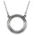 Platinum Circle Necklace