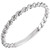Platinum Twisted Rope Ring