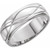 Platinum Grooved Design Band