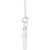 Platinum Interlocking Circle Necklace