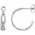 Platinum Rope Earrings