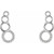 Platinum Geometric Ear Climbers