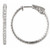 Platinum 26.5 mm Diamond Inside-Out Hoop Earrings