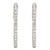Platinum 26.5 mm Diamond Inside-Out Hoop Earrings