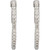 Platinum 19 mm Diamond Inside-Out Hoop Earrings