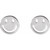 Platinum Youth Smiley Face Earrings