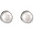 Platinum 6mm Akoya Pearl Stud Earrings