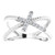 Platinum Diamond Cross Rope Ring