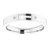 Platinum Diamond Pierced Cross Stackable Ring