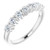 Platinum 5/8 CTW Natural Diamond Anniversary Ring