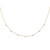 14K Yellow Gold Diamond Accented Necklace