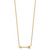 14K Yellow Gold Polished Arrow Necklace