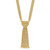 14K Yellow Gold Polished Multi-Strand Rope with Drop Knot and Beads Necklace