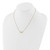 14K Yellow Gold Polished Infinity Necklace