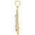 14K Yellow/White 21.5x18 mm Mariner's Crucifix Pendant