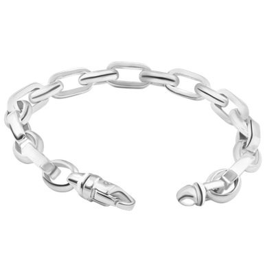 18k Handcrafted 11mm Anchor Chain - Gracious Rose Jewelry