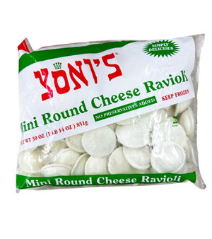Yoni mini round cheese ravioli