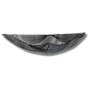 StarLite Hammock Elite 11ft Gray with removable bug net isolated on white background